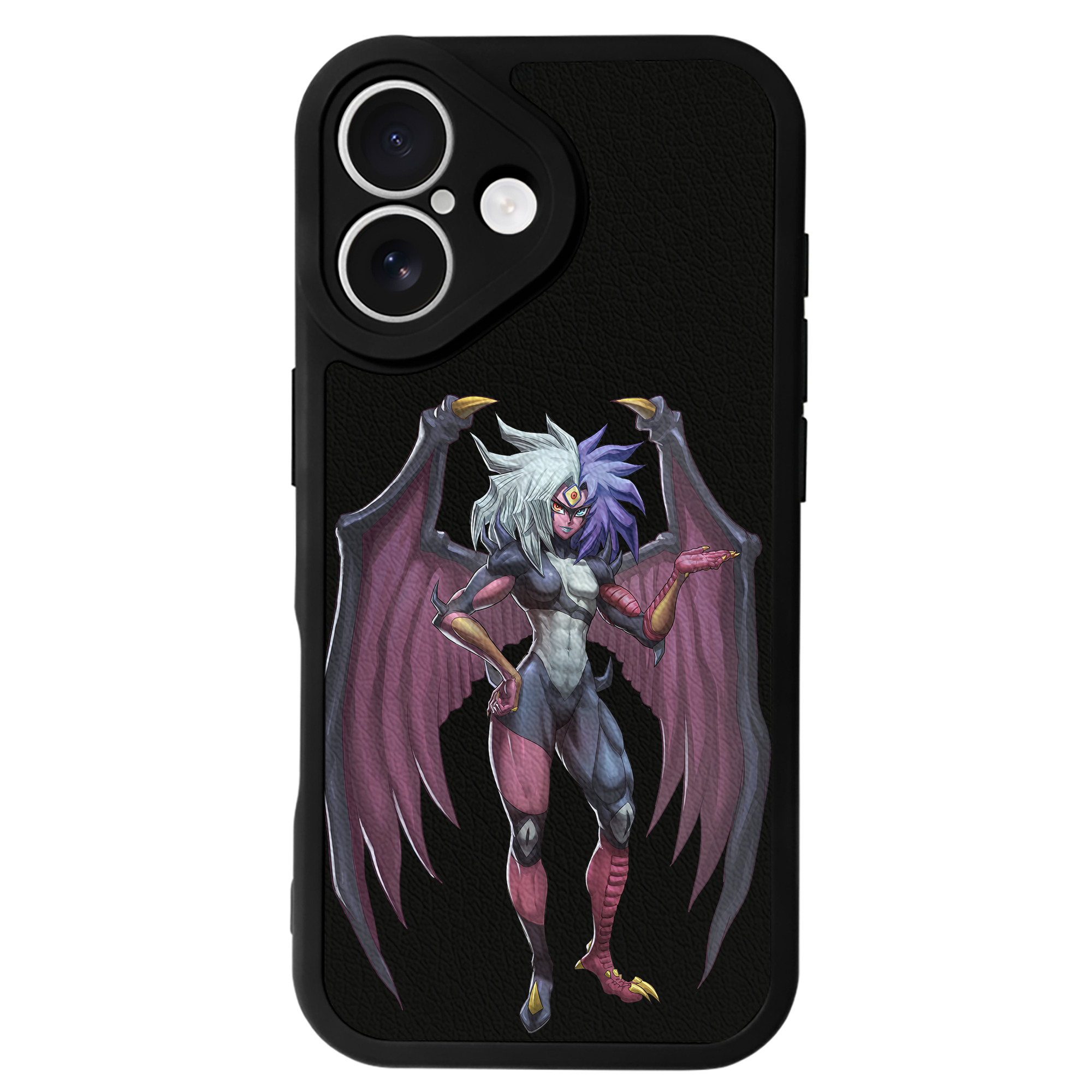 （画像用） 遊☆戯☆王 Yu-Gi-Oh! 【iPhone 16シリーズ対応】シリコンスマホケース（レザー調） 材質：シリコン